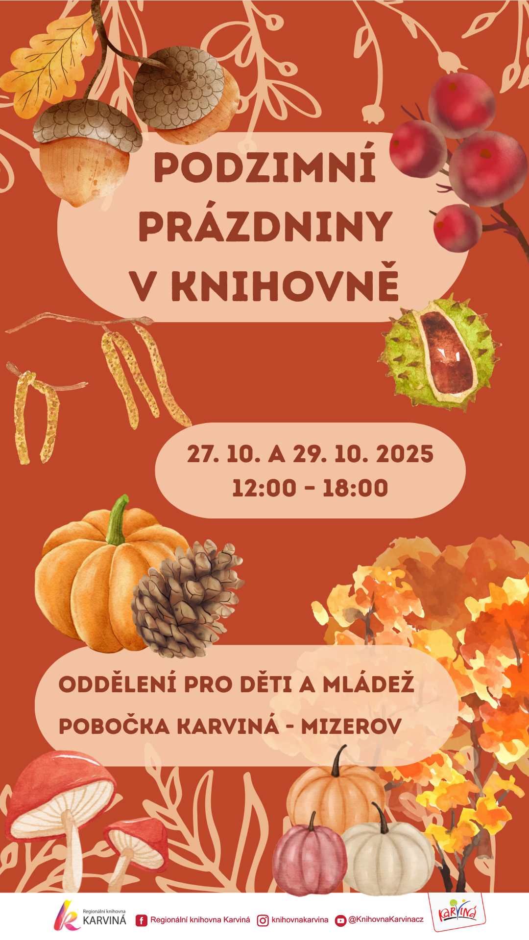 Podzimní prázdniny v knihovně